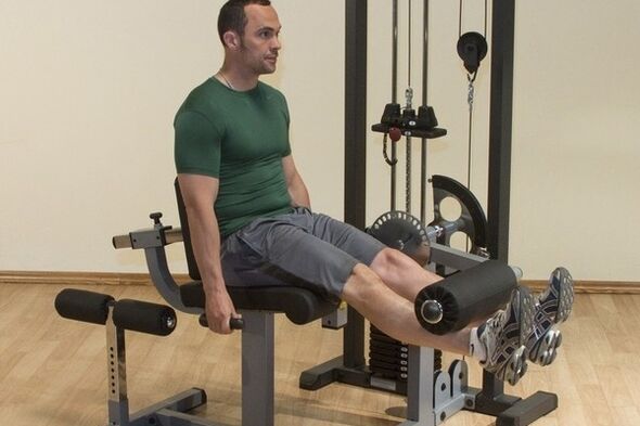 Flexion-Extension Legs in the Gym for the Treatment of Prostatitis