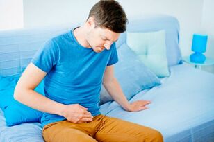 Painful pains in the lower abdomen are the first sign of impending prostatitis